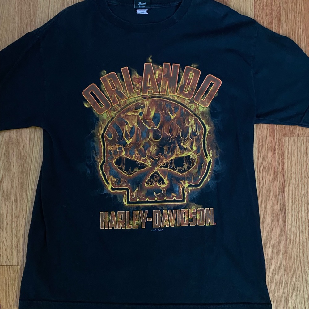 Vintage Harley Davidson Graphic T-Shirt, Unisex, rare and vintage, Orlando, XL